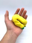 Squeeze Toy Yellow Banana Smooth Sand Squish Stress Relief Funny Relax Fruit