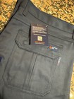 Lapco Flame Resistant Pants 40 X 32 Navy Blue 100  Cotton Twill Uniform Workwear