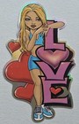 15 Rare Vtg Die Cut 2002 Cuties  2 Vending Machine Stickers By Mr  Cartoon  Nos
