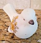 Vtg Fenton 5163 Daisies On Cameo Bird Signed By Artist 1978-1982