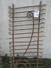 Antique Victorian Iron Gate Window Garden Fence Architectural Salvage Door  71