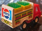 Rare Glasslite Pepsi Delivery Truck Brazil 1980s Nice