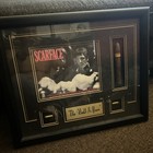 Scarface Al Pacino With  Cigar   Bullets Framed 22x18