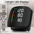 Wrist Blood Pressure Monitor Automatic Bp Machine Digital Cuff Heart Rate Lcd