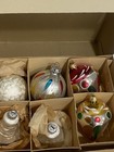 Vintage Made In Japan Christmas Ornaments - 1 2 Dozen In Original Box