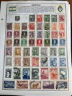 Argentina Collection 550  Stamps 21 Pages From Massive Worldwide Album Cv  275 