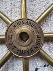 Ship Wheel John Hastie   Co  Ltd  Greenock Scotland Nautical Decor 24 Inches
