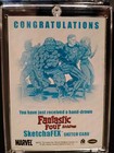 2008 Marvel Fantastic Four Archives Sketch Card The Thing 1 1