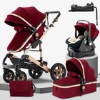 3 In 1 Baby Stroller baby Travel System baby Carriage 3in1 With Isofix Base fold