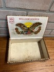 Vintage William Hooper Cigar Box  E  C  Schmidt Maker  Appleton  Wisconsin
