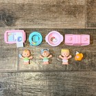 Fisher Price Little People Babies Nursery Figures W  Accessories 8 Pc Set