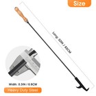 Heavy Duty 32  Fire Pit Poker Stick W barb For Campfire Fireplace Fire Pit Tools