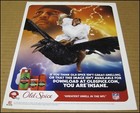 2010 Ray Lewis Old Spice Print Ad Advertisement Baltimore Ravens Vtg Nfl Hof