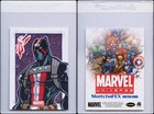 2011 Marvel Universe Sketch Card By  Benjamin Glendenning