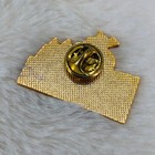 New Zealand Kiwi Bird Skiing Souvenir Enamel Lapel Pin