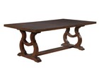 On Sale - 7 Pieces Traditional Cherry Brown Dining Room Table   Chairs Set Ic7b