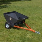 Titan Attachments Compact Manure Spreader  Rated 8 7 Cu  Ft  Utility Tow-behind