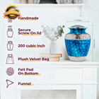 Cremation Urns For Human Ashes  Decorative Burial Urn For Adult Men And Women  L