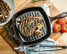 Lodge L8sgp3 Cast Iron Square Grill Pan  Pre-seasoned  10 5-inch  New