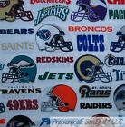 Boneful Fabric Fq Cotton Quilt Nfl Team Logo All Sport Football Boy Universe Usa
