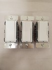  3-pack  Leviton Decora Dsl06-3pw 1-pole 3-way Universal Rocker Slide Dimmer