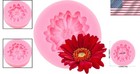 Non-stick Daisy Flower Mold     Ideal For Cakes  Candies  And Polymer Clay Crafts