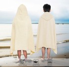 Hooded Bath Towel Wrap - Ultra Soft 100  Cotton Terry Large Oversized Hooded    