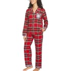 Lands  End Women s Cotton Flannel 2-piece Pajama Set Green Red Pink Sizes Xs-3x