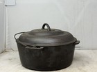 Vintage Crescent Ridge Foundry Ozark  9 Dutch Oven With Bee Hive Lid Good Used