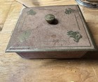 Antique Metal Box With Lid