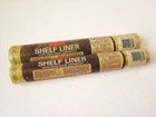 2x 70s Vintage Mcm Contact Shelf Paper Liner Yellow Gold Rubbermaid 12  20 Ft