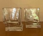 Two Gorgeous Carre Square Joyjolt 10 Oz Whiskey Glasses  Great For Father s Day 