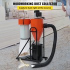Vevor Dust Collector Woodworking Dust Collection 2hp 120v 1167 Cfm Mobile Base