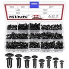 Hilitchi 400pcs 2mm 3mm 3 5mm 4mm 5mm Nylon Rivets Push Clip Fasteners Rivet 