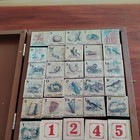 Vintage Welsh Wooden Alphabet Block Set Made In Taiwan 