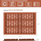 Chocolate Bar Mold Set W 100pcs Bags  scraper For Baking Diamond Chocolate Bar