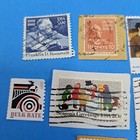 Vintage Us Postage Stamp Lot Art Christmas Space Roosevelt Navajo 11pc Used Set