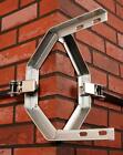 Chimney Mount Galvanized Ratchet Bracket For Antenna  Dish   Mast Hardware Incl