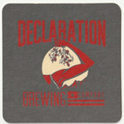 Declaration Brewing Co Beer Coaster Denver Co