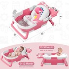 Collapsible Baby Bathtub  Baby Bath Tub With Soft Cushion   Real-time Thermomete