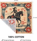22 x22  Vintage Cowgirl 100  Cotton Bandana Multi-purpose Headbands