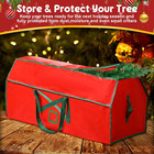 Christmas Tree Storage Box - Stores 7 5 Foot Artificial Xmas Holiday Tree - Plas
