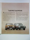 1974 Saab 99 Le And Ems 24 Page Deluxe Car Sales Brochure Catalog