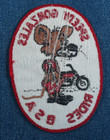 Nos Vintage Speedy Gonzales Rides Bsa Patch Motorcycle Dirt Bike Snowmobile Atv