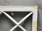 Antique Diamond Mission 12 Lite Window Sash Shabby White Chic 27x30 Vtg 717-23b