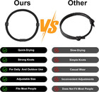 8pcs Christian Jesus Cross Rope Bracelet  Braided Cord Bracelet For Men Women   