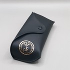 Authentic Ray-ban Sunglasses Leather Case Only - Black Genuine Oem Holder