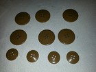 Ww2 Button Set Original Issue Nos Set Of 10
