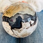 5 17lb Natural Volcanic Agate Crystal Cave Ball Polishing And Healing 2350g