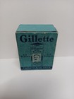 Vintage Gillette Blue Blades Counter Display Box   18 Blades